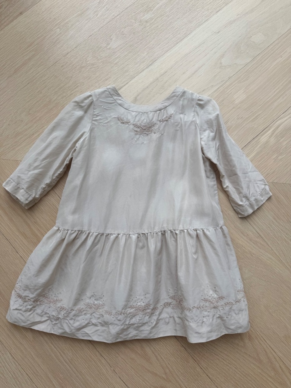 Bonpoint Silk Dress, Size 4 Years / 4T